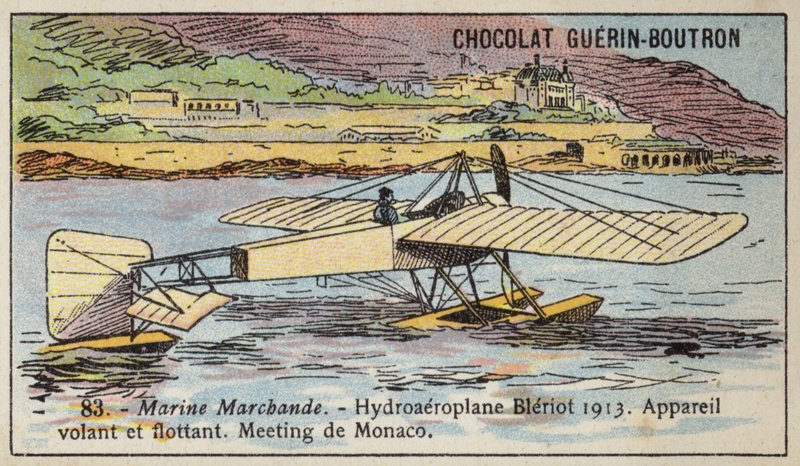 الطائرة العائمة Bleriot بواسطة المدرسة الفرنسية