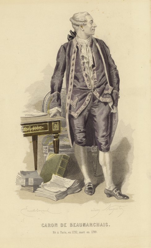 كارون دي بومارشيه (1732-1799) بواسطة المدرسة الفرنسية
