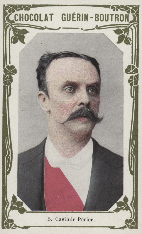 Casimir Perier (صورة ملونة) بواسطة المدرسة الفرنسية