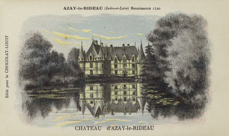 Chateau dAzay-le-Rideau، Azay-le-Rideau، Indre-et-Loire بواسطة المدرسة الفرنسية
