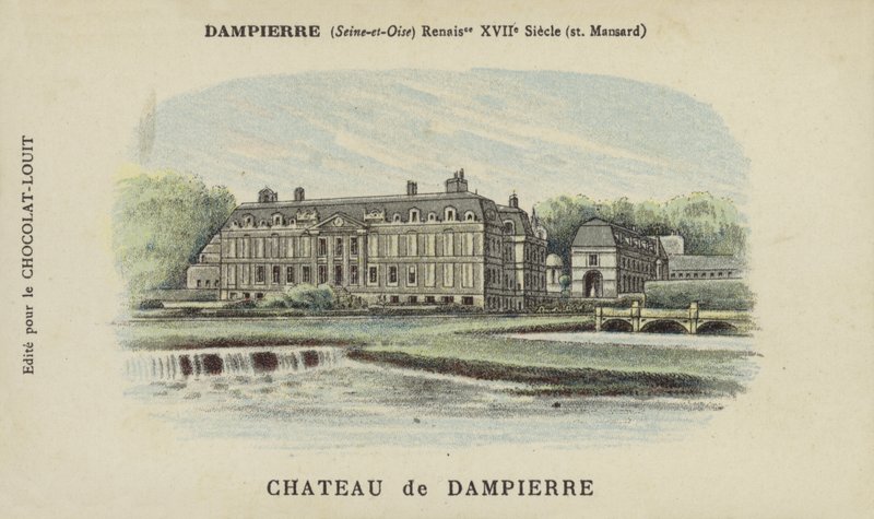 Chateau de Dampierre ، Dampierre ، Seine-et-Oise بواسطة المدرسة الفرنسية