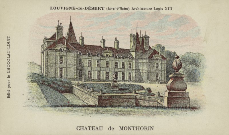 Chateau de Monthorin ، Louvigne-du-Desert ، Ile-et-Vilaine بواسطة المدرسة الفرنسية