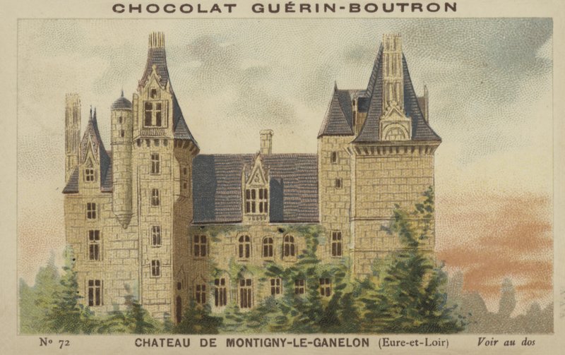 Chateau de Montigny-le-Ganelon، Eure-et-Loir بواسطة المدرسة الفرنسية
