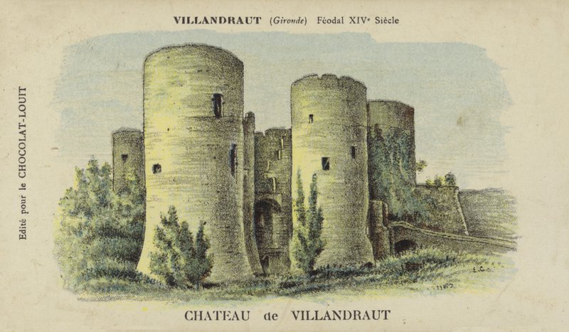 Chateau de Villandraut، Villandraut، جيروند بواسطة المدرسة الفرنسية