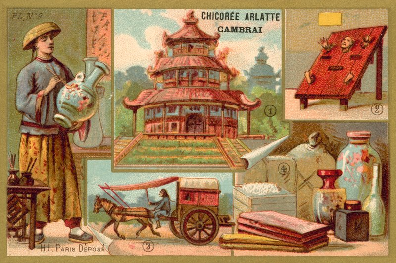 China (chromolitho) بواسطة المدرسة الفرنسية