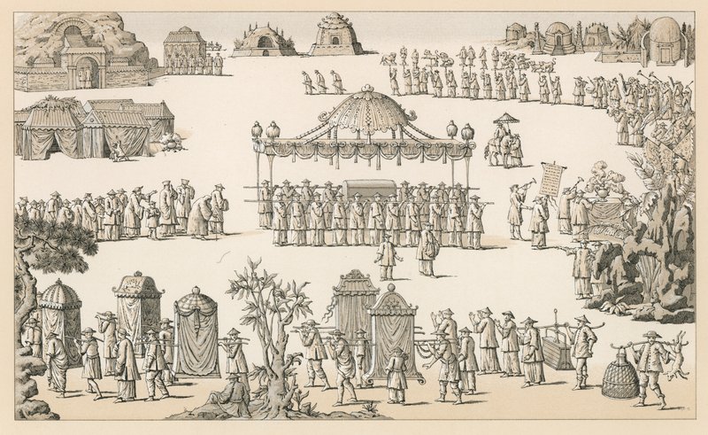زي الصين بواسطة المدرسة الفرنسية