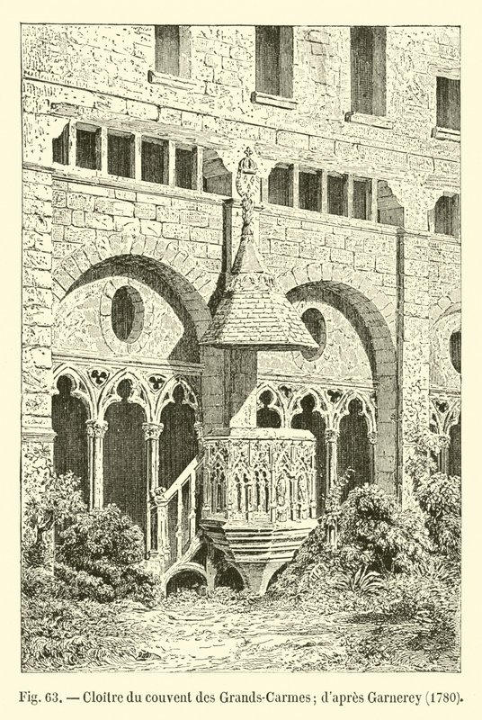 دير دير غراند كارميس ؛ ^ ثابر غارنيري 1780 بواسطة المدرسة الفرنسية