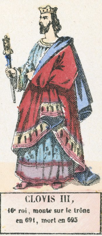 Clovis III بواسطة المدرسة الفرنسية