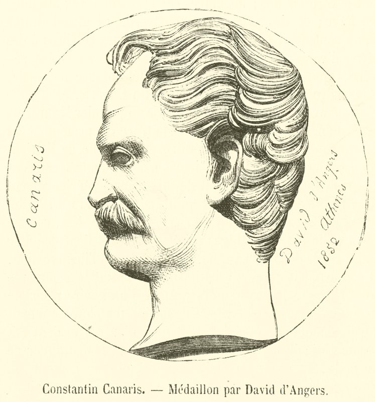 Constantin Canaris (engraving) بواسطة المدرسة الفرنسية