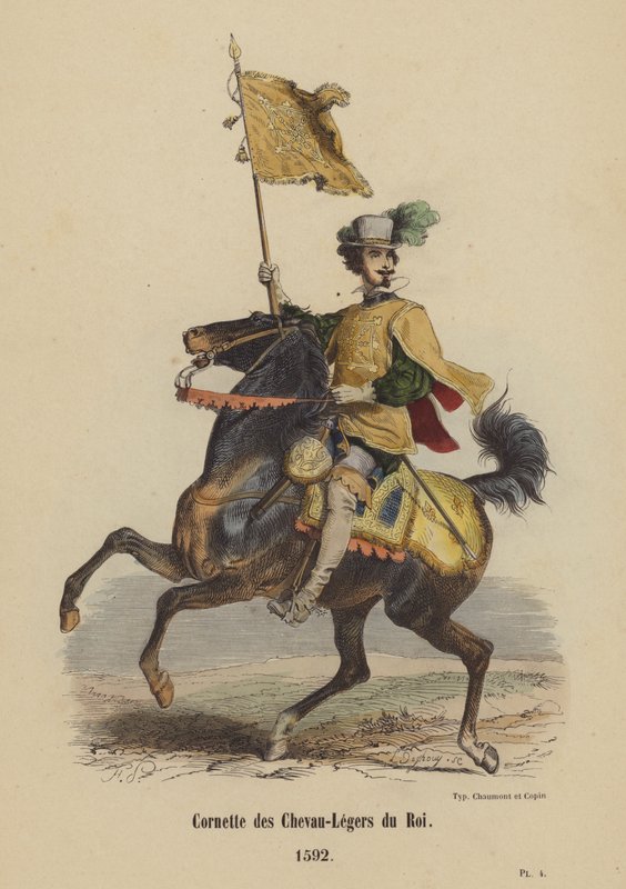 كورنيت دي شيفاو ليجير دو روا ، 1592 بواسطة المدرسة الفرنسية