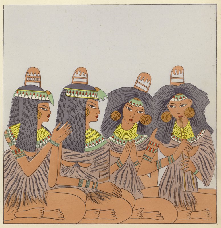 أزياء نسائية عالمية (طباعة حجرية ملونة) بواسطة المدرسة الفرنسية
