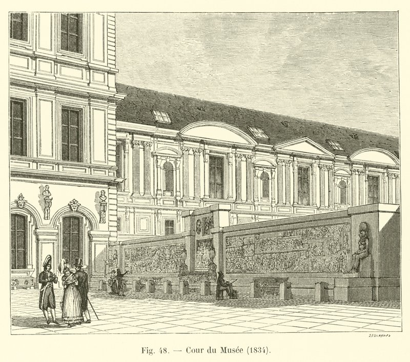 محكمة الموسيقى ، 1834 بواسطة المدرسة الفرنسية