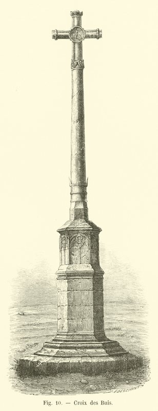 Boxwood Cross بواسطة المدرسة الفرنسية
