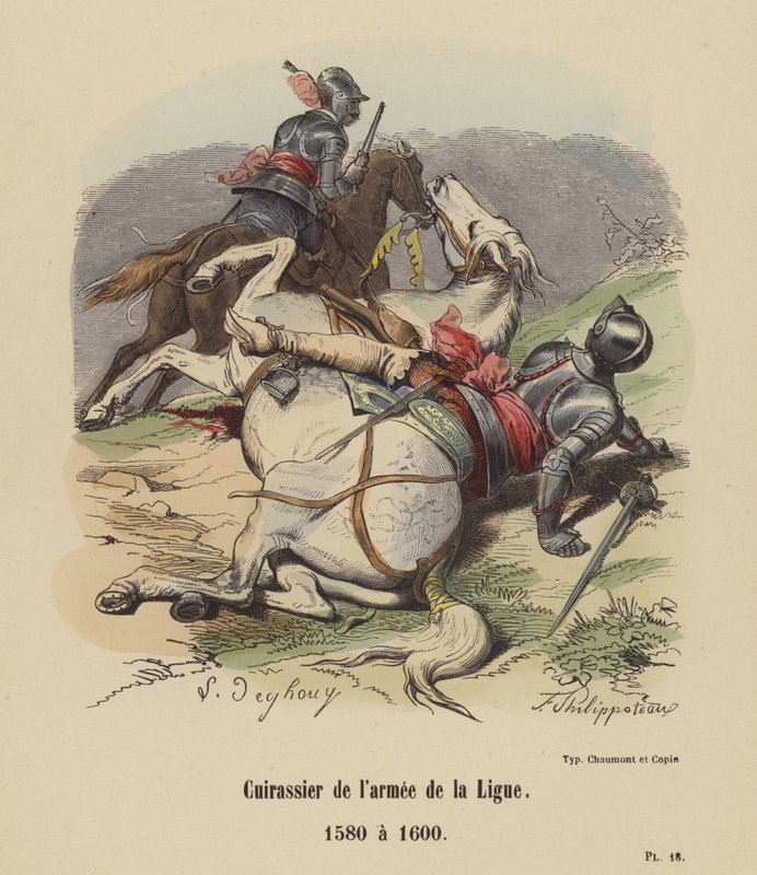 دوري الجيش Cuirassier بواسطة المدرسة الفرنسية