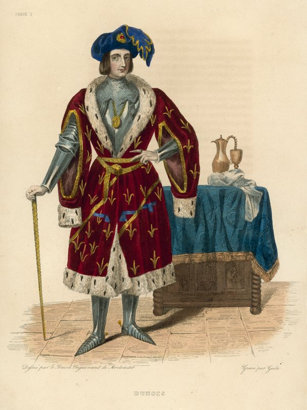 Dunois (coloured engraving) بواسطة المدرسة الفرنسية