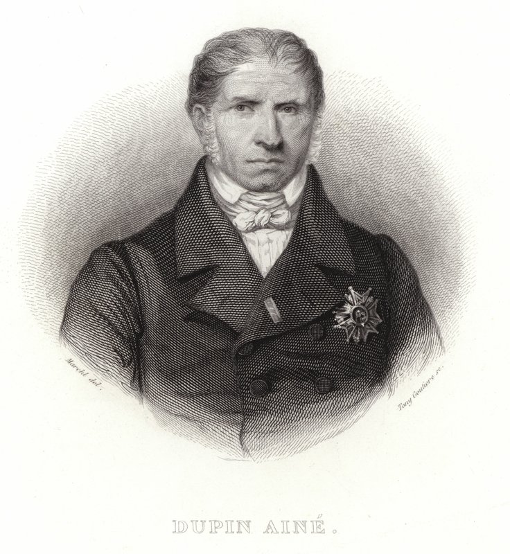 Dupin Aine - سياسي فرنسي ورئيس مجلس النواب (1783-1865) بواسطة المدرسة الفرنسية