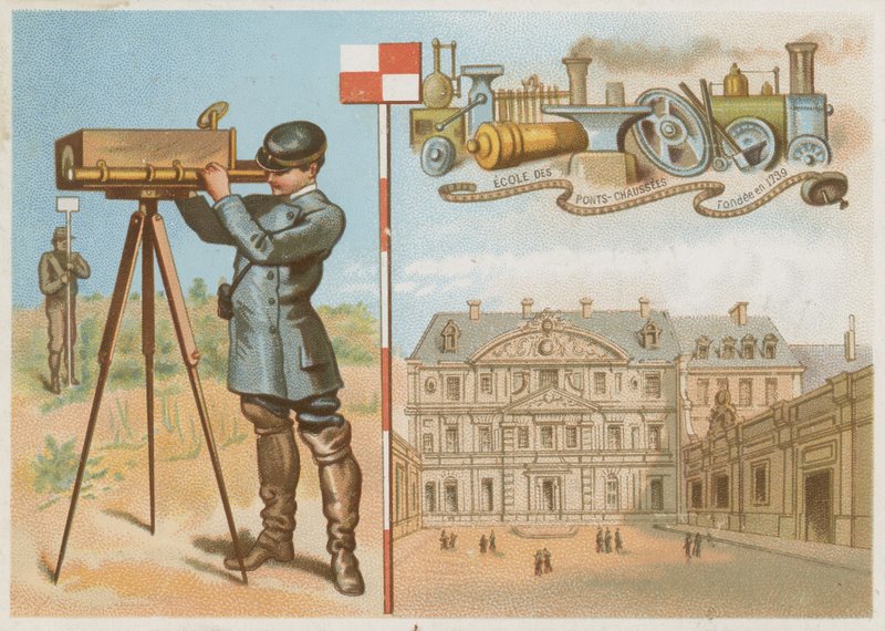 Ecole des Ponts-Chaussees ، تأسست عام 1739 بواسطة المدرسة الفرنسية