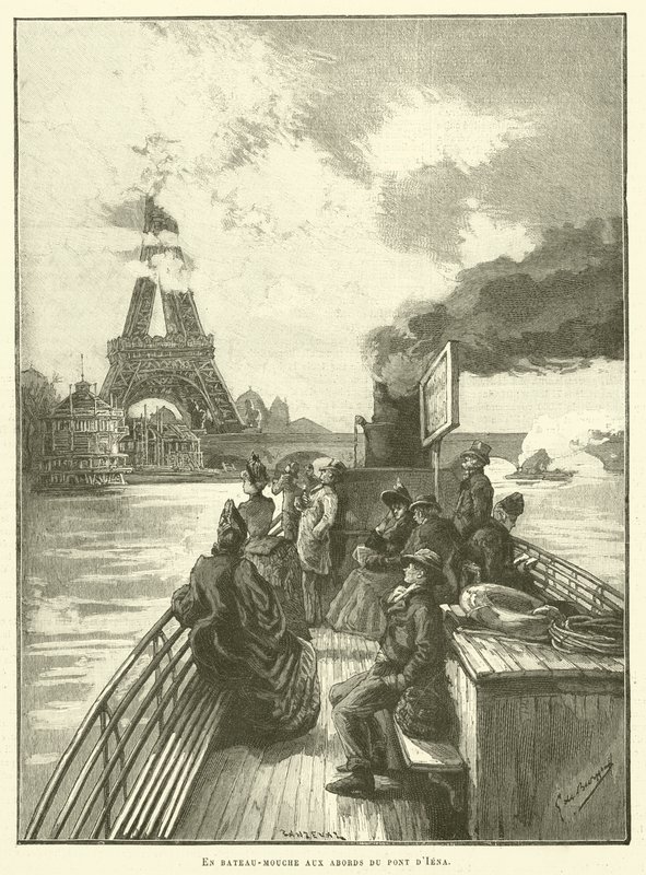 En bateau-mouche aux abords du pont d