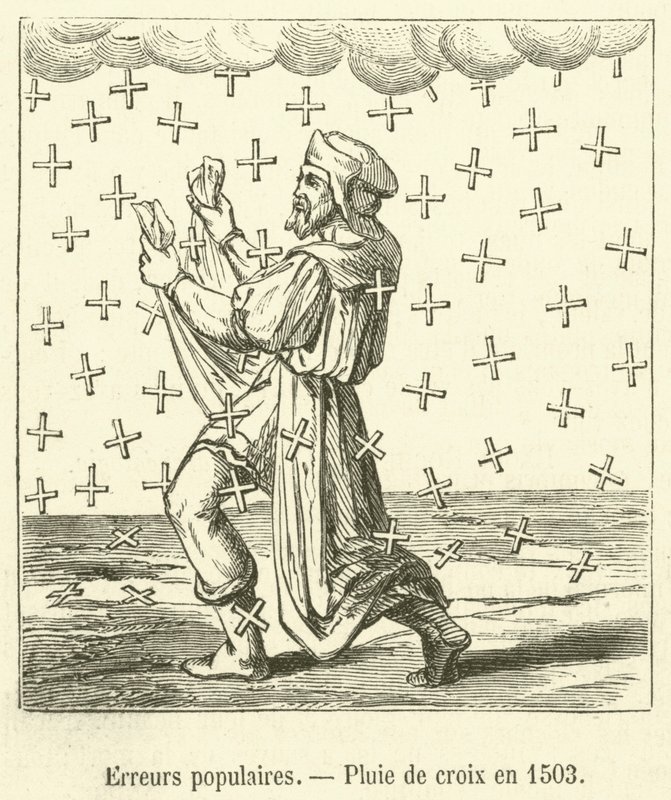 أخطاء شائعة مطر الصليب عام 1503 (نقش) بواسطة المدرسة الفرنسية