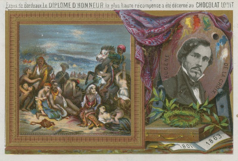 يوجين ديلاكروا (1801-1863) بواسطة المدرسة الفرنسية