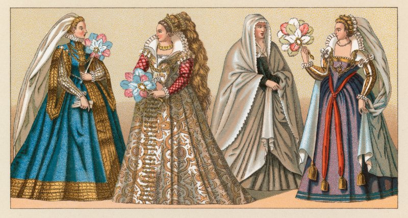 أوروبا القرن السادس عشر زي بواسطة المدرسة الفرنسية