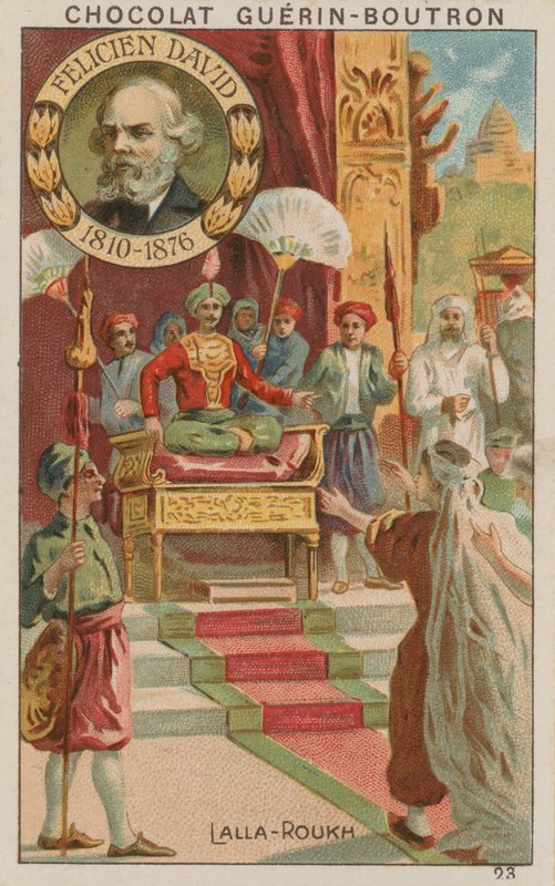 Felicien David, Lalla-Roukh  بواسطة المدرسة الفرنسية