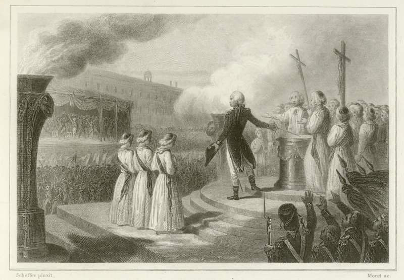 Fete de la Federation ، 14 يوليو 1790 بواسطة المدرسة الفرنسية