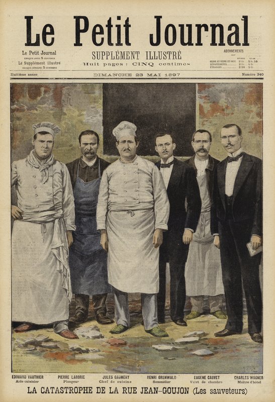 حريق في بازار دي لا تشاريت ، باريس ، 1897 بواسطة المدرسة الفرنسية