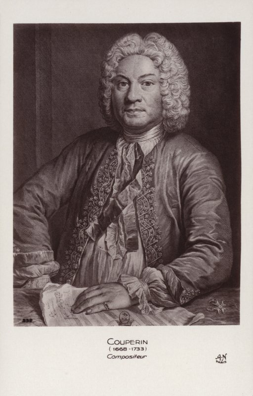 فرانسوا كوبيرين ، مؤلف باروكي فرنسي ، عازف وعازف القيثارة (1668-1733) بواسطة المدرسة الفرنسية