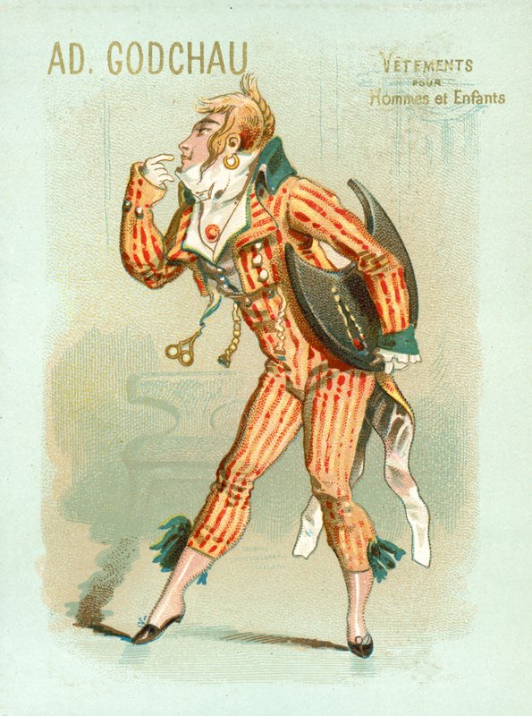 French dandy (chromolitho) بواسطة المدرسة الفرنسية