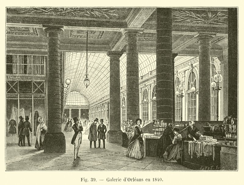 غاليري دورليانز و 1840 بواسطة المدرسة الفرنسية