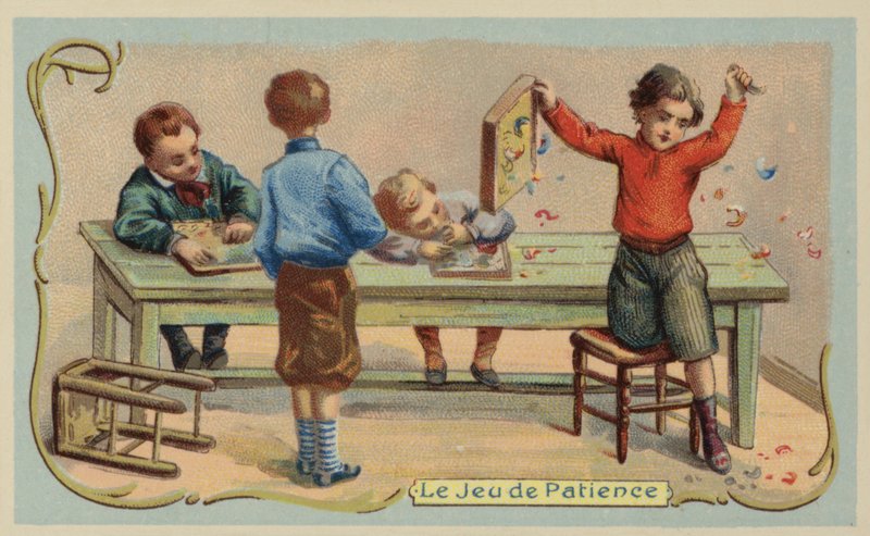 لعبة الصبر (كروموليثو) بواسطة المدرسة الفرنسية