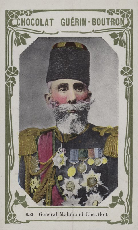 اللواء محمود شيفكت (صورة ملونة) بواسطة المدرسة الفرنسية