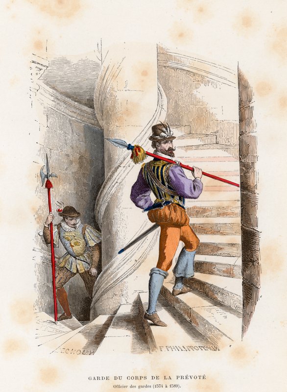 حارس ، 1574-1589 بواسطة المدرسة الفرنسية
