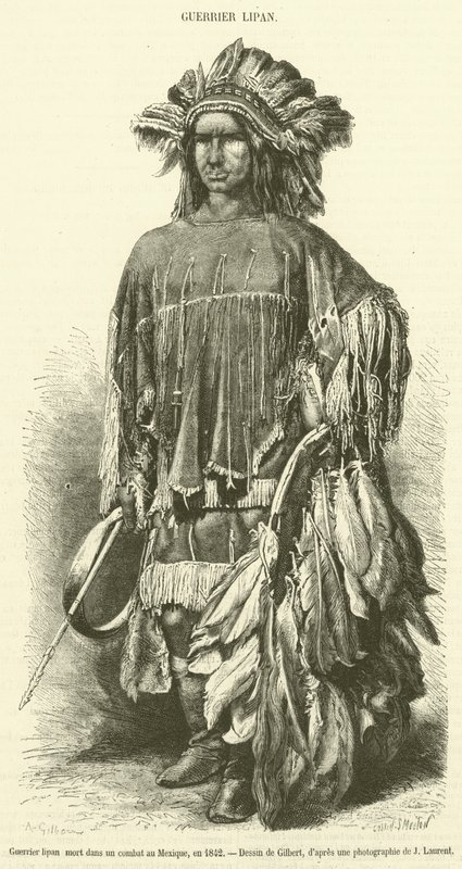 محارب ليبان توفي في معركة في المكسيك عام 1842 (نقش) بواسطة المدرسة الفرنسية