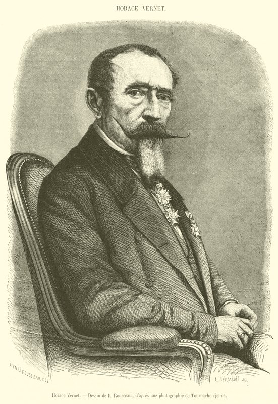 Horace Vernet (engraving) بواسطة المدرسة الفرنسية
