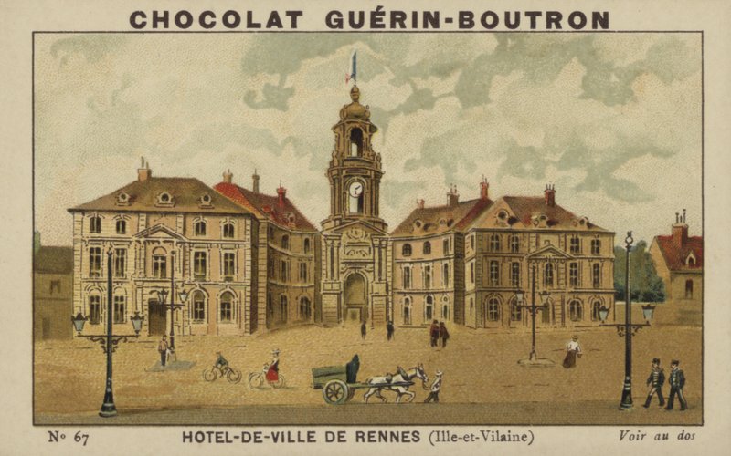Hotel-de-Ville de Rennes، Ille-et-Vilaine بواسطة المدرسة الفرنسية