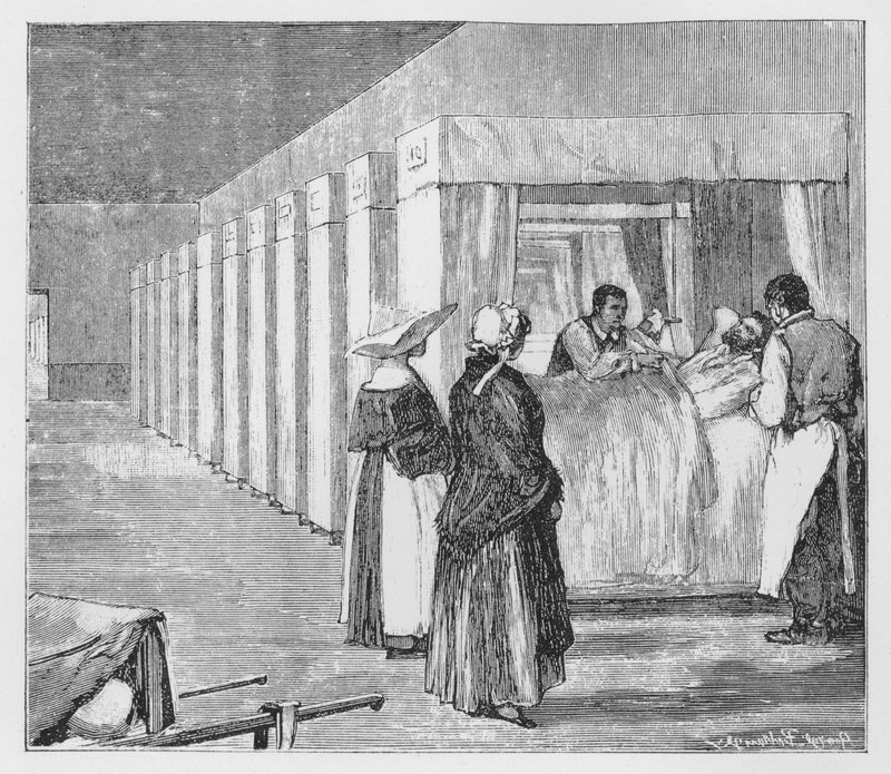 Illustration for The Assommoir, A Realistic Novel, by Emile Zola (engraving) بواسطة المدرسة الفرنسية
