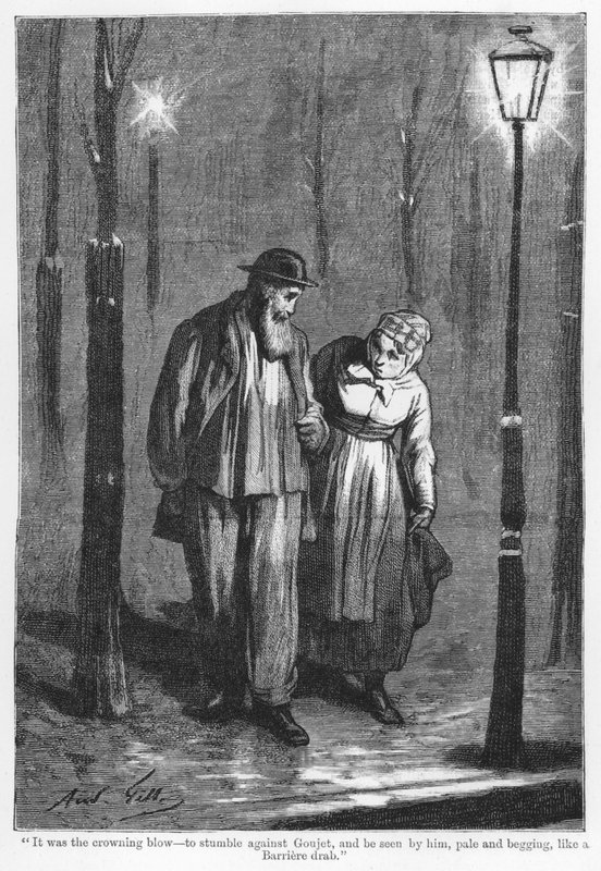 Illustration for The Assommoir, A Realistic Novel, by Emile Zola (engraving) بواسطة المدرسة الفرنسية