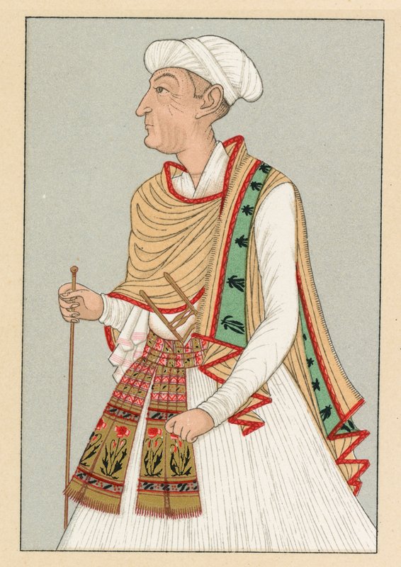 زي الهند بواسطة المدرسة الفرنسية