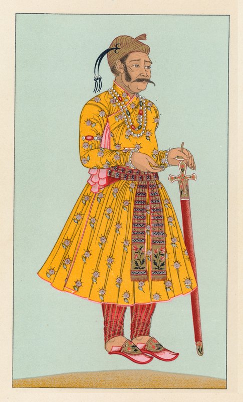 زي الهند بواسطة المدرسة الفرنسية