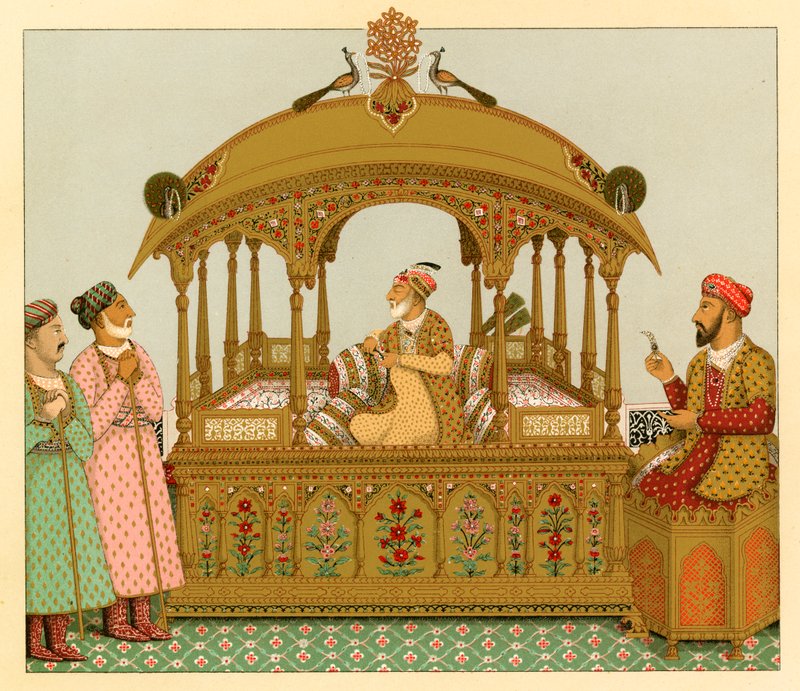 زي الهند بواسطة المدرسة الفرنسية