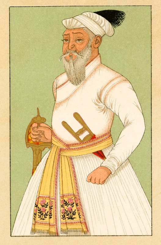 زي الهند بواسطة المدرسة الفرنسية