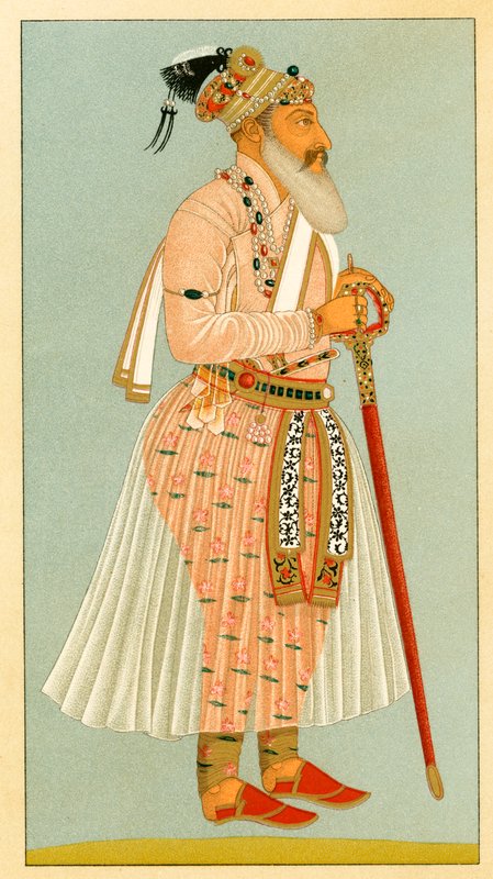 زي الهند بواسطة المدرسة الفرنسية
