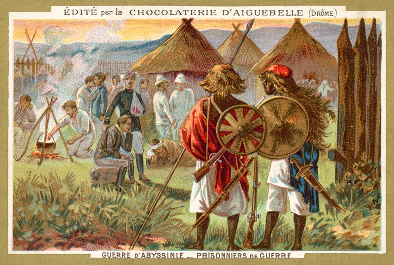Italian prisoners of war, First Italo-Ethiopian War بواسطة المدرسة الفرنسية