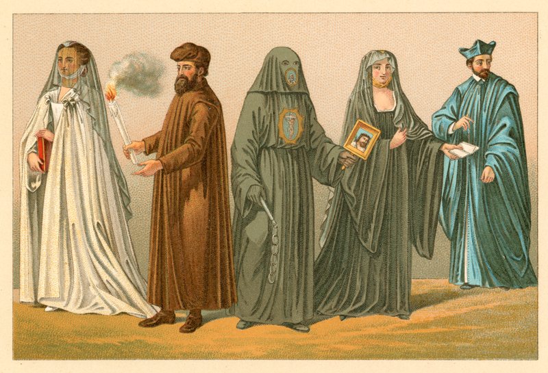 زي ايطاليا بواسطة المدرسة الفرنسية