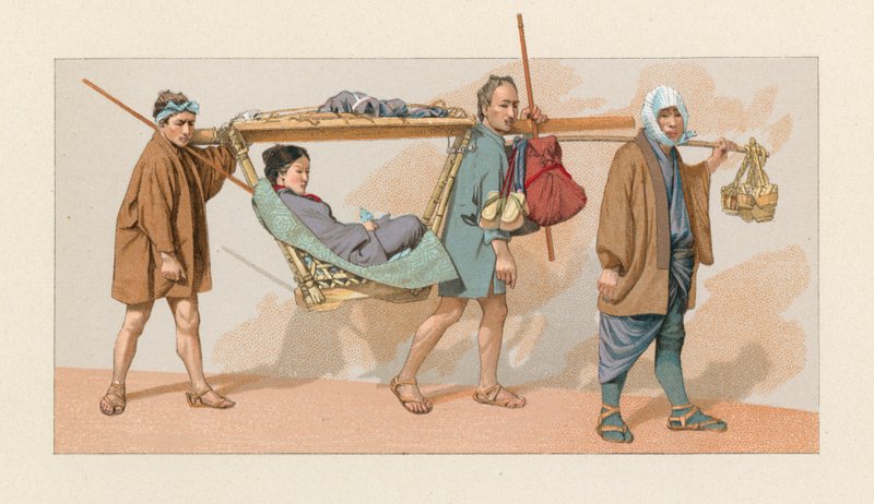 زي اليابان بواسطة المدرسة الفرنسية