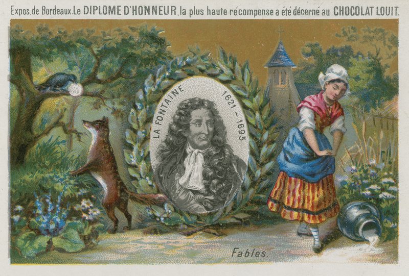 لافونتين (1621-1695) بواسطة المدرسة الفرنسية
