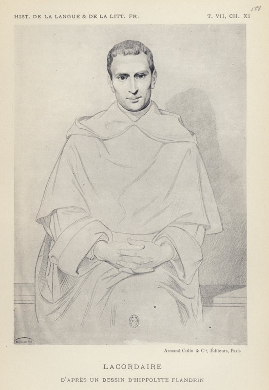 Lacordaire (litho) بواسطة المدرسة الفرنسية
