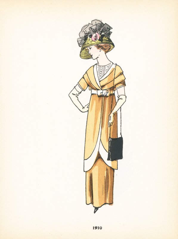 أزياء السيدات ، 1910 بواسطة المدرسة الفرنسية